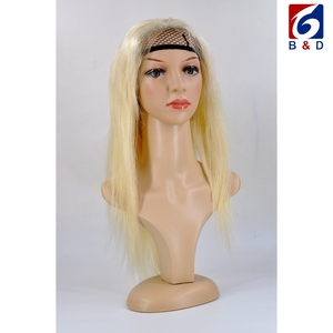 Virgin Human Hair Front Lace Wig Straight #613(10A)