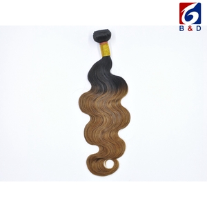 T1B/30 ombre-Body Hair weft Unprocessed (Pure) 10A Virgin Human Hair