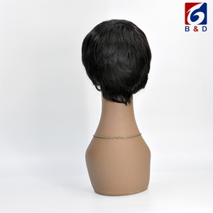 Virgin Human Hair Short wig Natural
