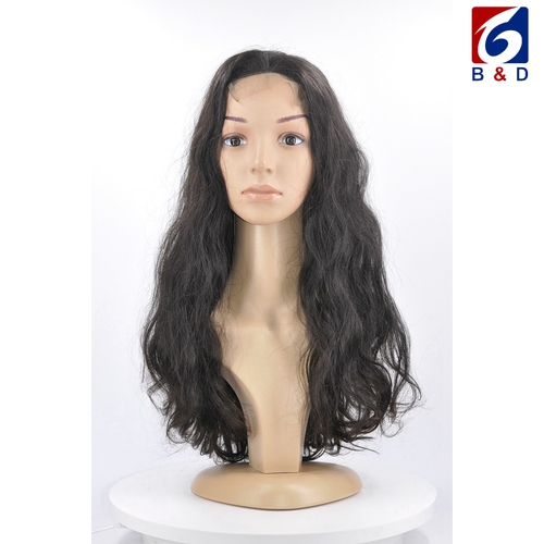 Virgin Human Hair Natural Wave 28" 4*4 Wig Natural Color(10A) 296g