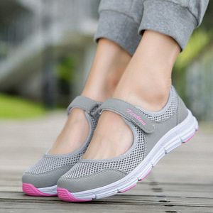 Spring Summer Ladies Mesh Flat Shoes Women Soft Breathable Sneakers Women Casual Shoes