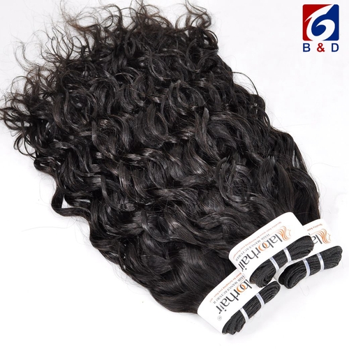 Grade 10A French Wave Virgin Human Hair 2/3 Bundles With 1 Pcs 13*4 Ear To Ear Lace Fronta
