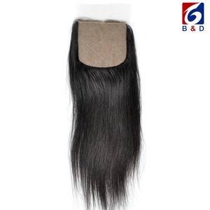 4x4 all styles Natural Black Virgin Human Hair Silk Base Closure