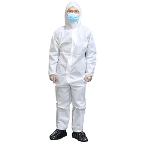 Disposable isolation clothing nonwoven fabric with cap