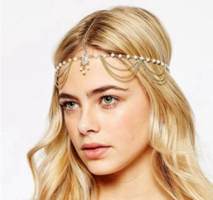 Pearl fringe hair accessories