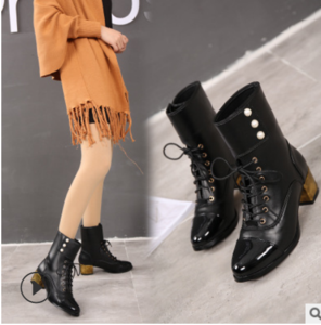 Lace-up Martin boots